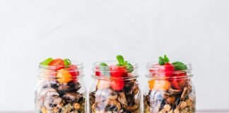 Meal prep in jars