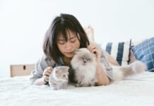 Healthy Pet Living: Pet Mental Health Owner with her pets