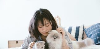 Healthy Pet Living: Pet Mental Health Owner with her pets